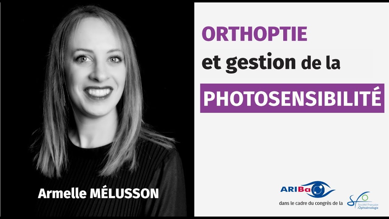 Orthoptie et gestion de la photosensibilité