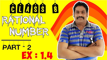Ex 1.4 | rational numbers class 8 | Part 2 | NCERT/JCERT  | class 8 math chapter 1