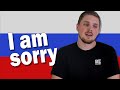 How to say SORRY in Russian