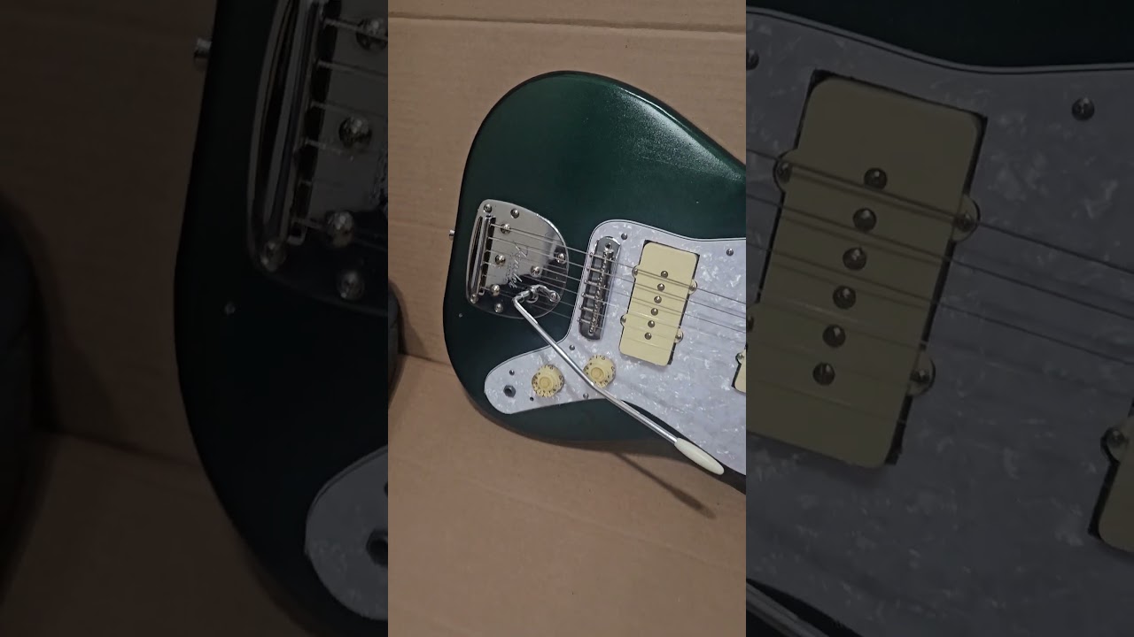 StratMaster British Green Guitar 