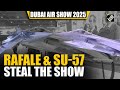 Rafale and Russia’s SU-57 Steal Spotlight on Day 3 of Dubai Air Show 2025