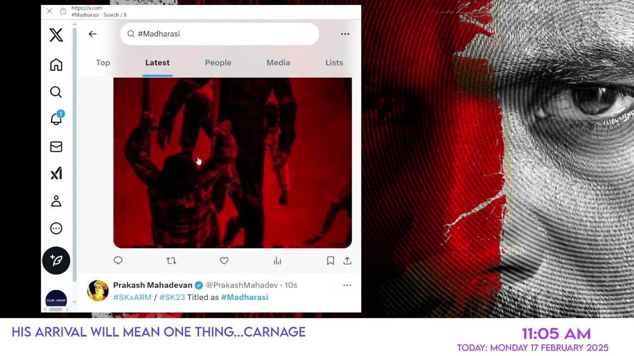 Madharasi | Title Glimpse | Sivakarthikeyan | A.R.Murugadoss | Anirudh - Dubakoor Live Update