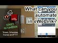 What can you automate with eWeLink / Sonoff