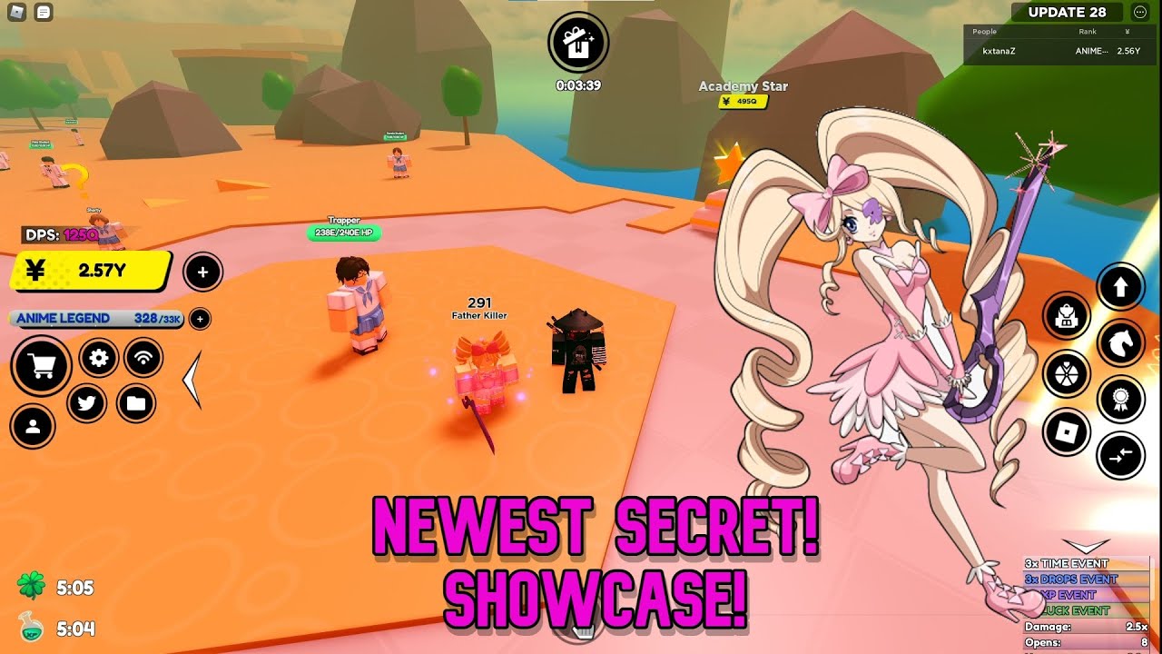Nui Harime Showcase  | Newest Secret Showcase  | Anime Fighters Simulator  | Update 28