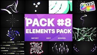 Apple Motion Template: Flash FX Elements Pack 08 | FCPX
