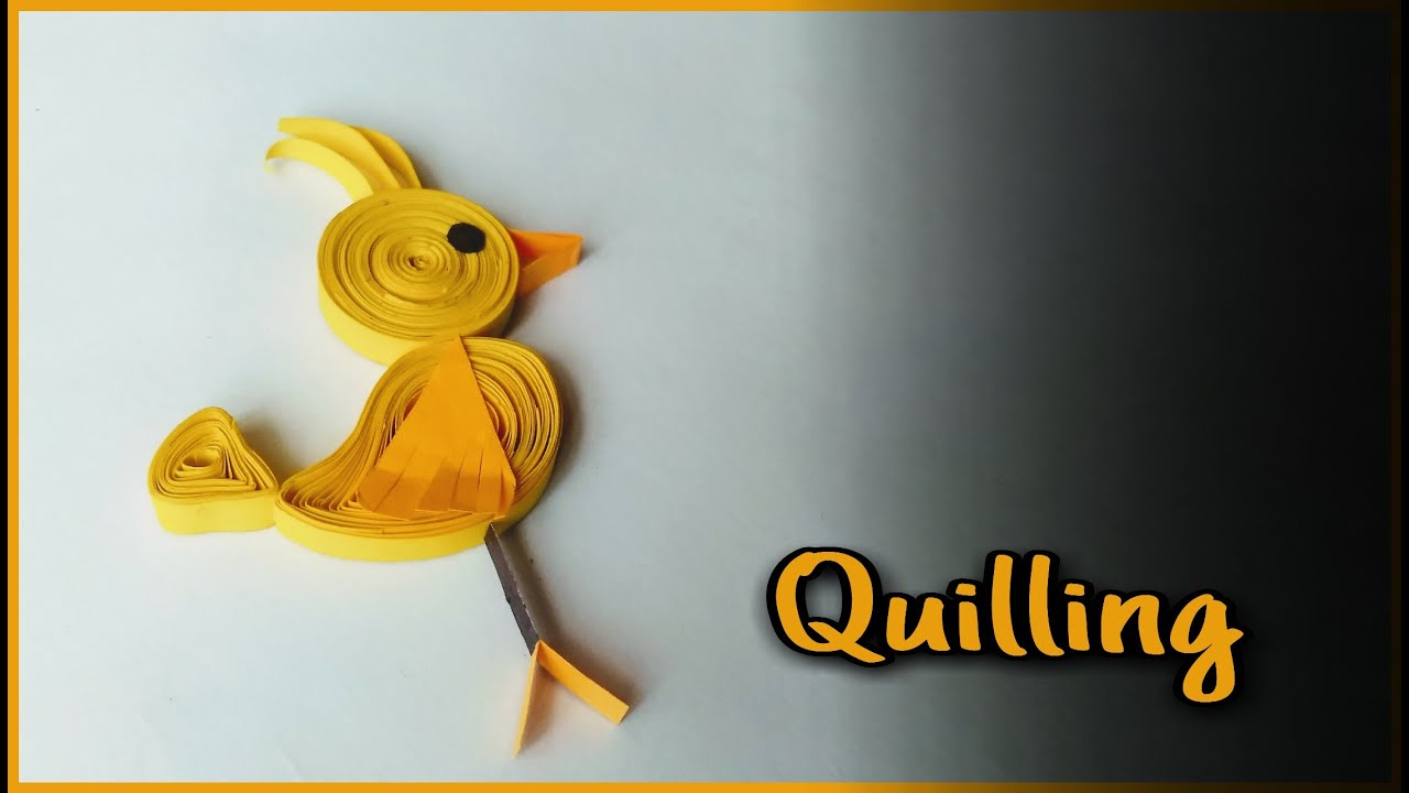 Quilling for beginnersQuilling birdQuilling paper art YouTube