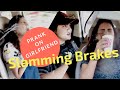 SLAMMING BRAKES  - PRANK ON ANKITA ( SHE LEFT THE CAR ) 2018 - KINDLY SUBSCRIBE