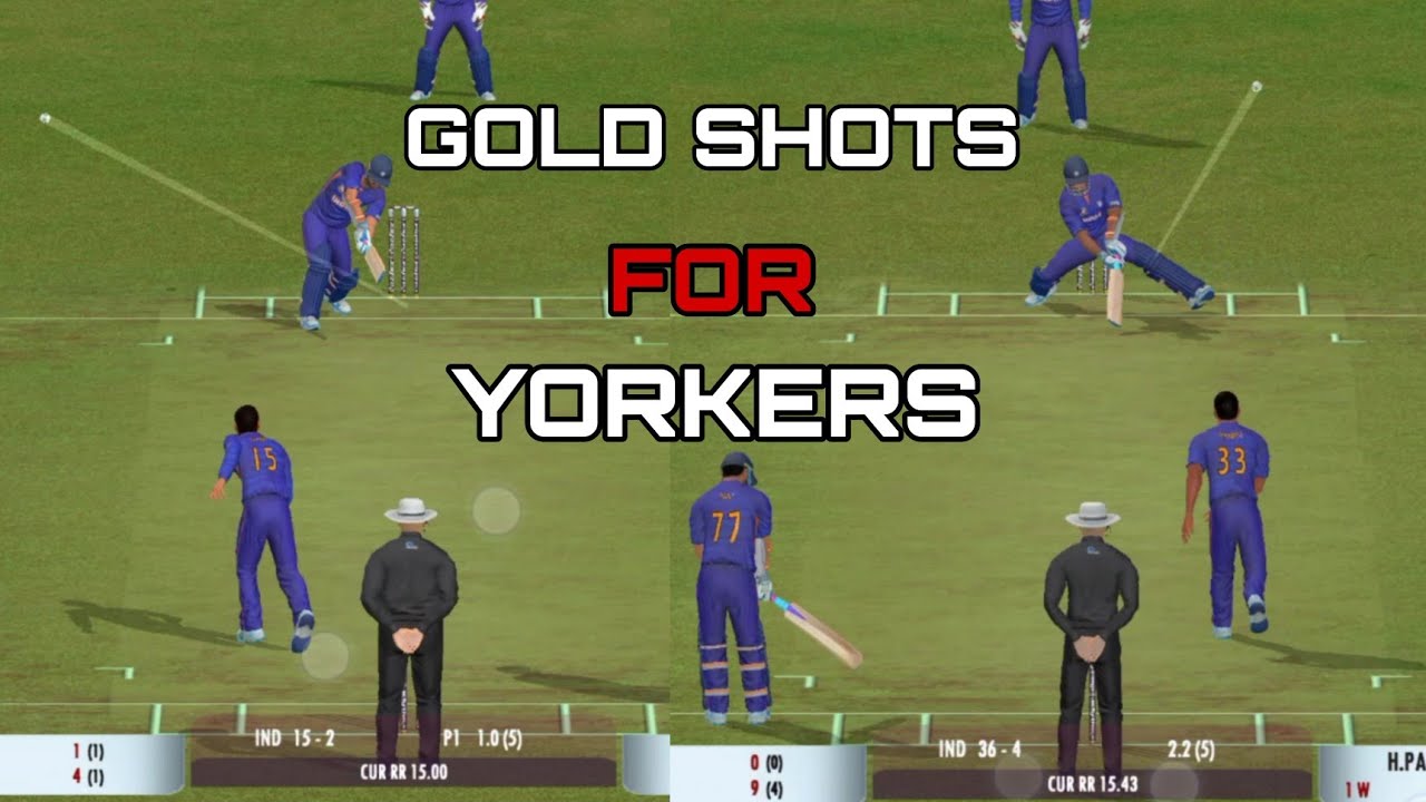 BEST GOLD SHOTS FOR YORKER BALLS 