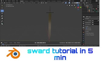 Lightning-Fast Blender Tutorial: Epic Sword in 3 Minutes! ⚡⚔️ | #blazemotion #blazingghost