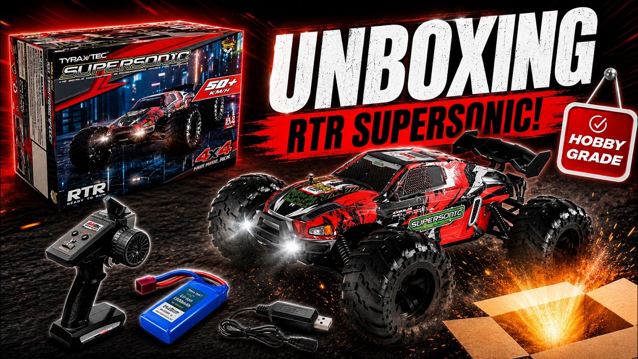 Supersonic Rc Game SUPSERSONIC RC CAR UNBOXING 🔥 50+ KM/H Beast! | RC Action HUB | Tyagtec ...