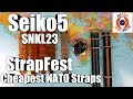 Seiko5 Strapfest with Cheapest NATO Straps!