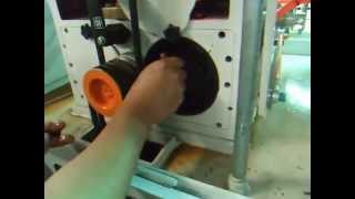 Two spindles nut tapping machine