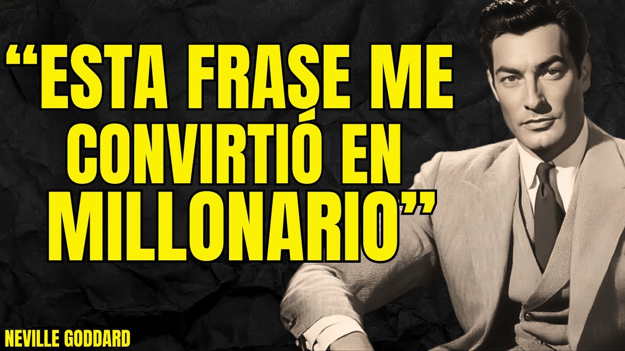 ¡Repite esta frase de manifestación y cambia todo! | Neville Goddard Profesor