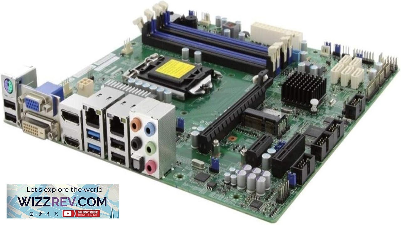 Supermicro Motherboard LGA1150 Core i3 i5 i7 Q87 32GB DDR3 PCI Express SATA USB