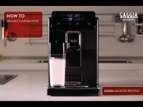 GAGGIA MAGENTA PRESTIGE - HOW TO DESCALE - YouTube
