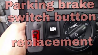 VW Passat B6 Parking brake switch button replacement 3$ from eBay / Aliexpress ‍