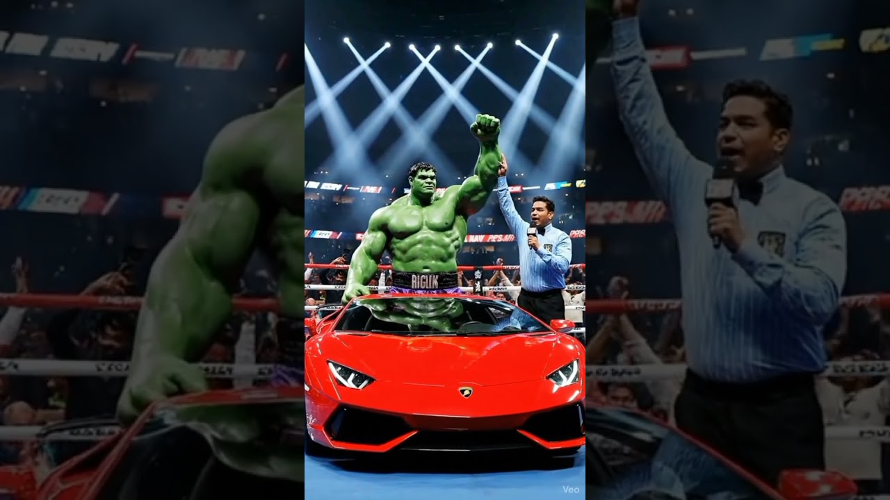 HULK give is Mother a beautiful Lamborghini ! Hulk vs Blu Hulk! 