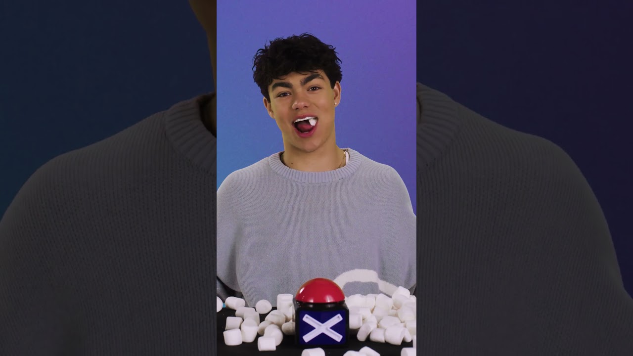 Malachi Barton from Camp Rock 3 gets covered in marshmallows! 🤯☁️ | Thought Streams | Disney Channel