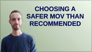 Electronics: Choosing a safer MOV than recommended