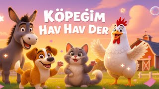 Köpeğim Hav Hav Der Eğlenceli Hayvan Şarkısı Köpek Kedi Tavuk Eşek