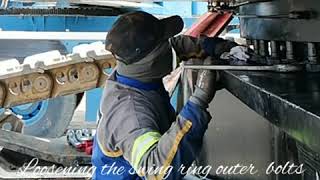 CATERPILLAR  6015B  ( RING GEAR AND BEARING REPLACEMENT )