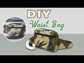 DIY How to make a waist bag | Instructions for Making Zipper Bags at Home