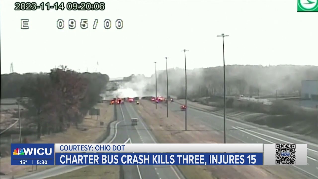 WOW Video: Charter Bus Crash Kills 3