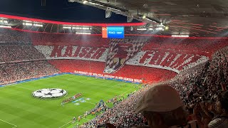 Heartwarming Tifo At Bayern VS Real Madrid #ucl SEMIFINAL | Franz Beckenbauer Tribute