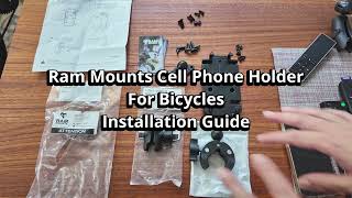 Ram Mounts Quick Grip Cell Phone Holder for Bicycles