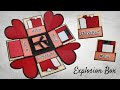 Explosion box for beginners  how to make explosion box  explosion box tutorial