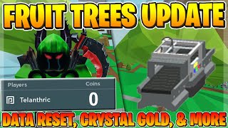  Roblox Skyblox FRUIT TREES UPDATE... (DATA WIPE, CRYSTALLIZED GOLD, FOOD PROCESSOR, & MORE)