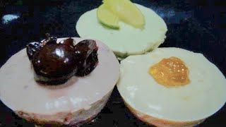 CHEESECAKE SIN HORNO TRES ESTILOS DIFERENTES CON UNA SOLA BASE | HORNEANDO EN FAMILIA MX