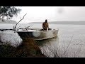 Solo Boat camping -- Wet Weather Window