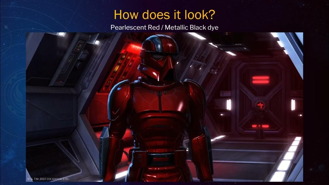 New Metallic Dye Packs Preview in SWTOR 7.4 - YouTube