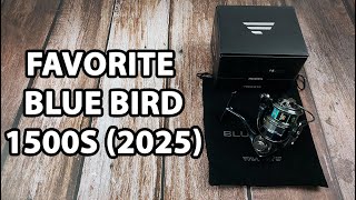Котушка Favorite Blue Bird 1500S 2025, Низькопрофільна Шпуля, Підшип. 91, Швидкість 5.21