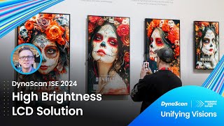 DynaScan Introduces High Brightness LCD Solution at ISE 2024