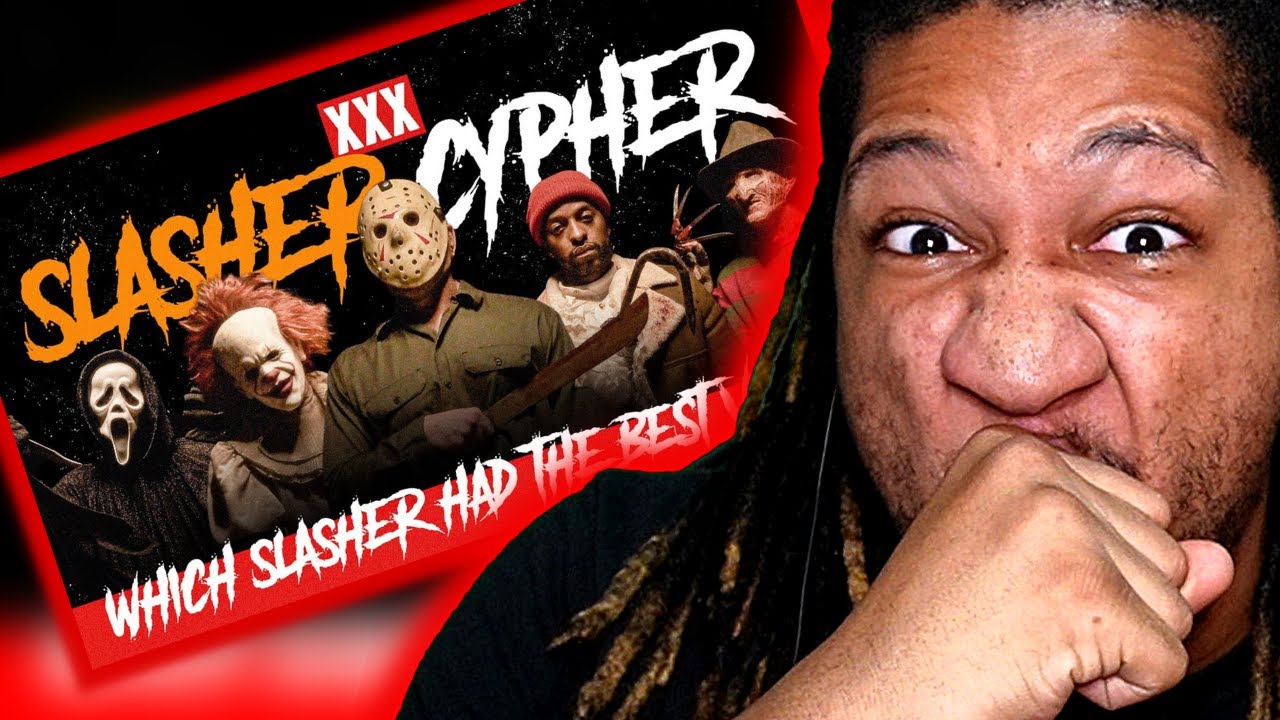 Reaction to XXX SLASHER CYPHER - JASON, CANDYMAN, PENNYWISE, GHOSTFACE, AND FREDDY
