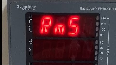 schneider pm1000h|| schneider multifunction meter setting  how to program pm1000h