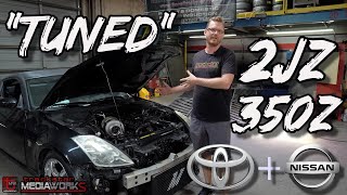 2JZ 350Z Tuning and Mechanical Issues Fixed, then we DYNO it using Ecumaster! 