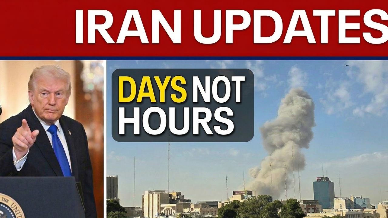 Strikes on Iran will last days and not hours, US officials says