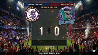 MENCHVILLE HS MONARCHS (1) vs WOODSIDE HS WOLVERINES (0) Game 2, TODD STADIUM , NN VA 28APR2026