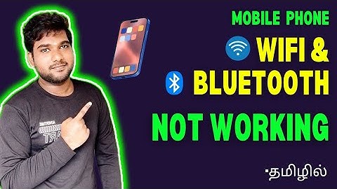 How to fix Wifi and Bluetooth not working on mobile tamil /Mobile wifi & Bluetooth not working solve