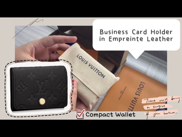 👜 Louis Vuitton 🖤 Empreinte Business Card Holder Unboxing