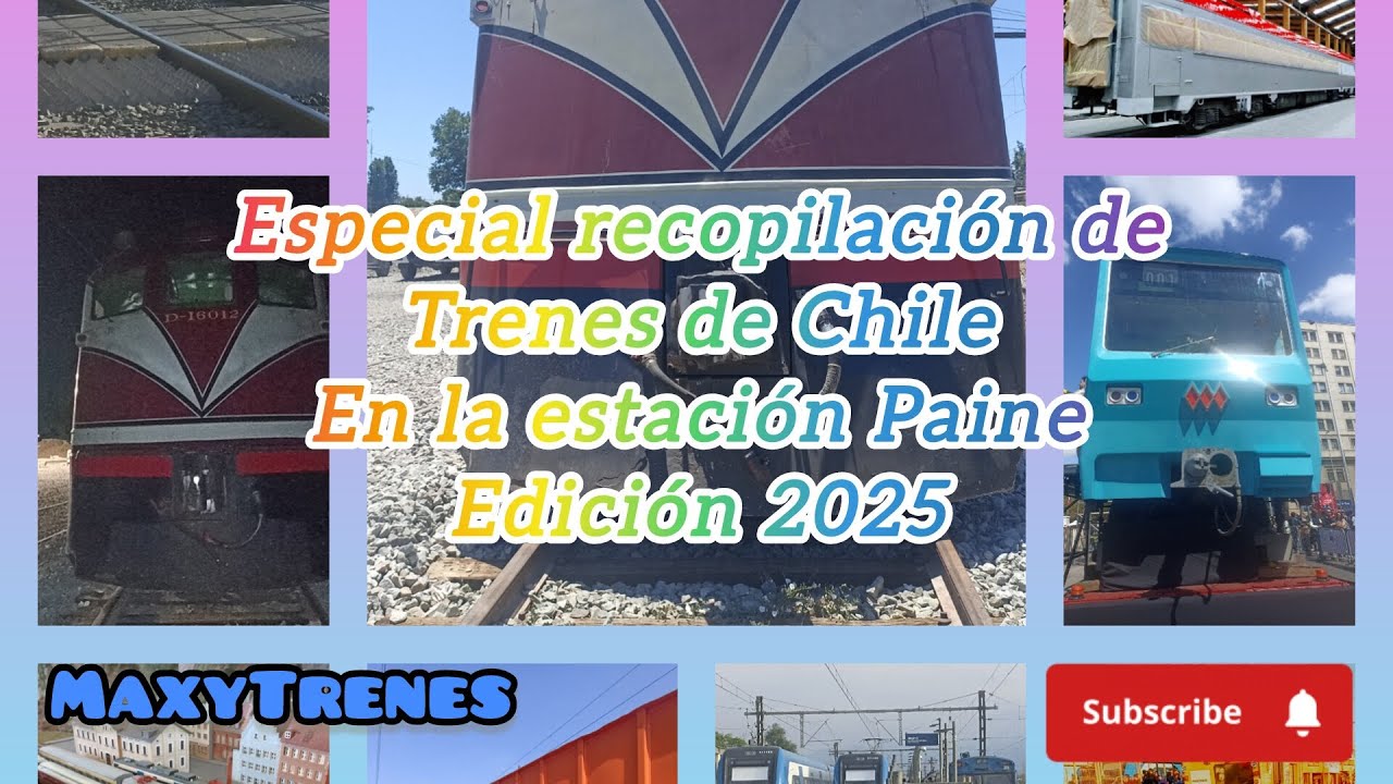 Especial recopilación de Trenes de Chile en Paine (edición 2025) #trenesdechile #2026 #crrc 