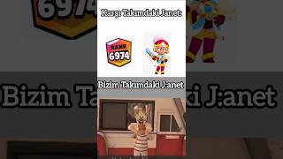 Bizim Takımdaki Janet Sürekli Ölüyor #brawlstars #shortvideo #shorts