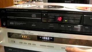 YAMAHA A-720 Amp & Phase Linear 5100 Tuner (Test)