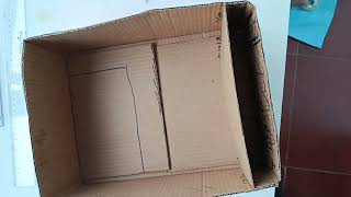 Making stationery organizer with waste cardboard. part 1 @rabnoorkaur_28 @waste to best