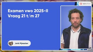 Bedrijfseconomie eindexamen vwo - 2025 tijdvak 2 - Vraag 21 t/m 27
