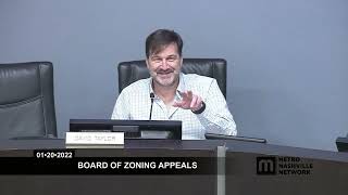 01/20/22 Zoning Appeals