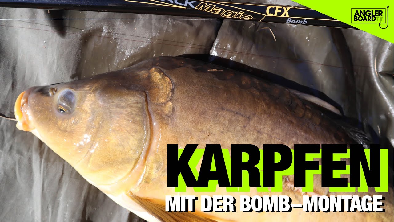 Auf Karpfen mit der BombMontage Angeln am Teich Anglerboard TV